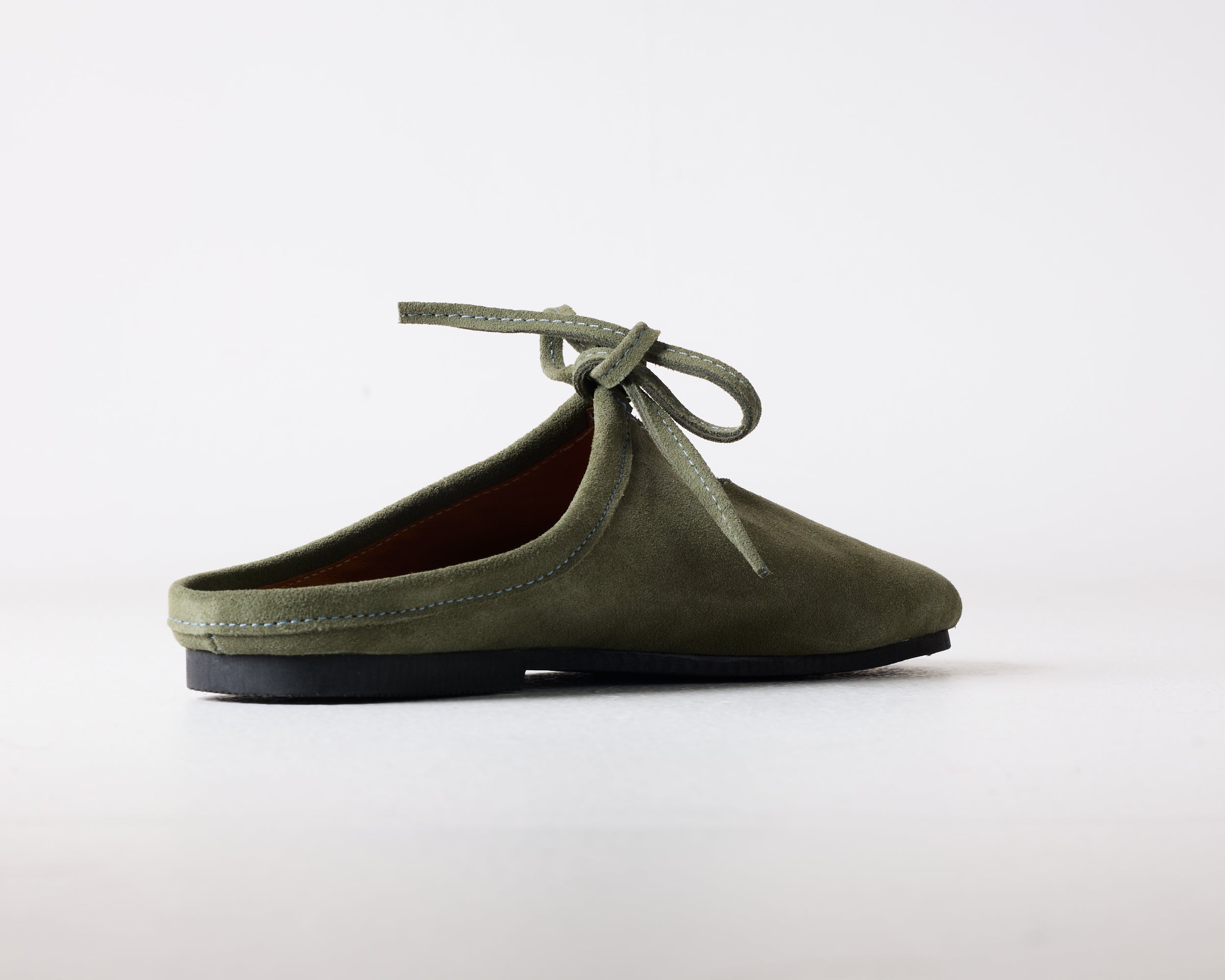 Quin Suede Mule Khaki