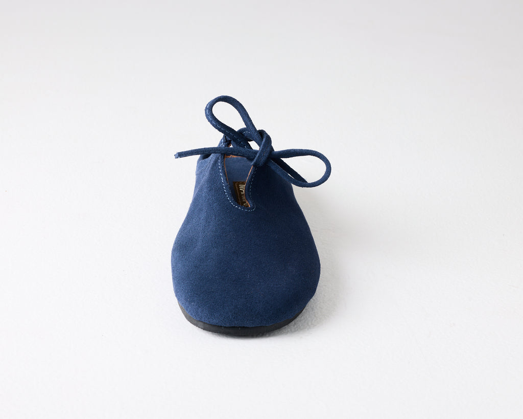 Quin Suede Mule Denim Blue