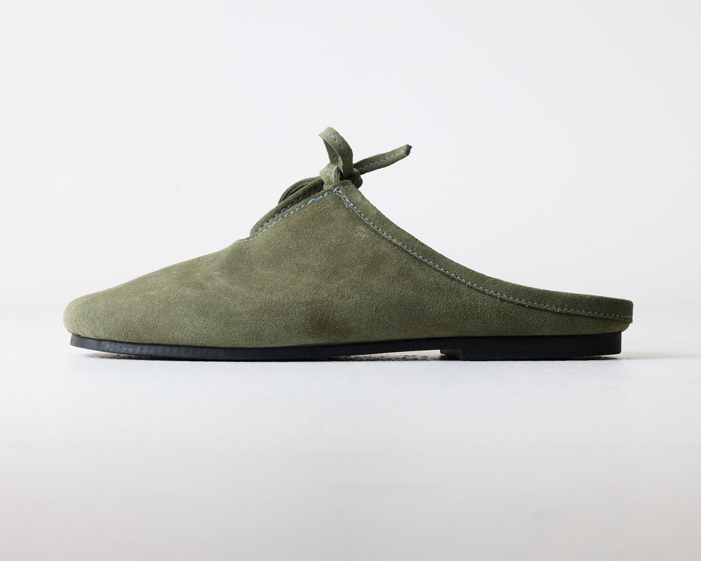 Quin Suede Mule Khaki