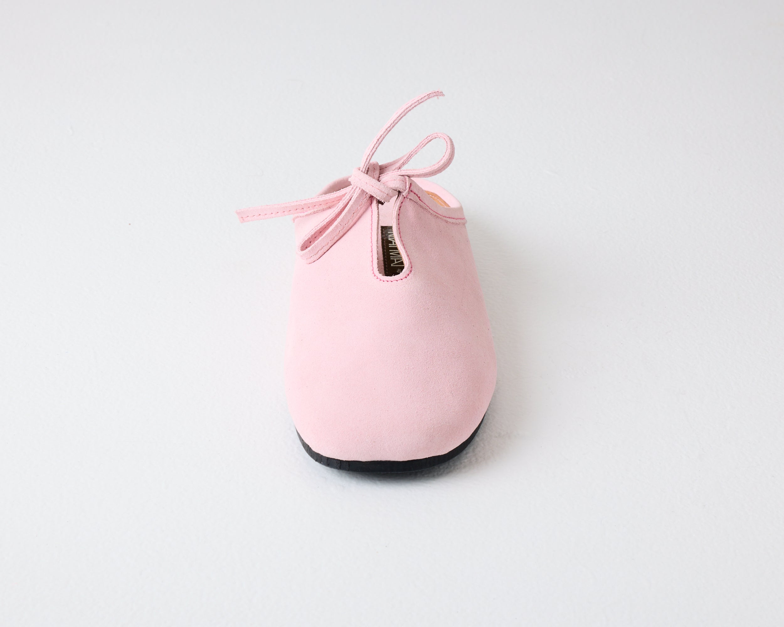 Quin Suede Mule Pink Frosted Rose