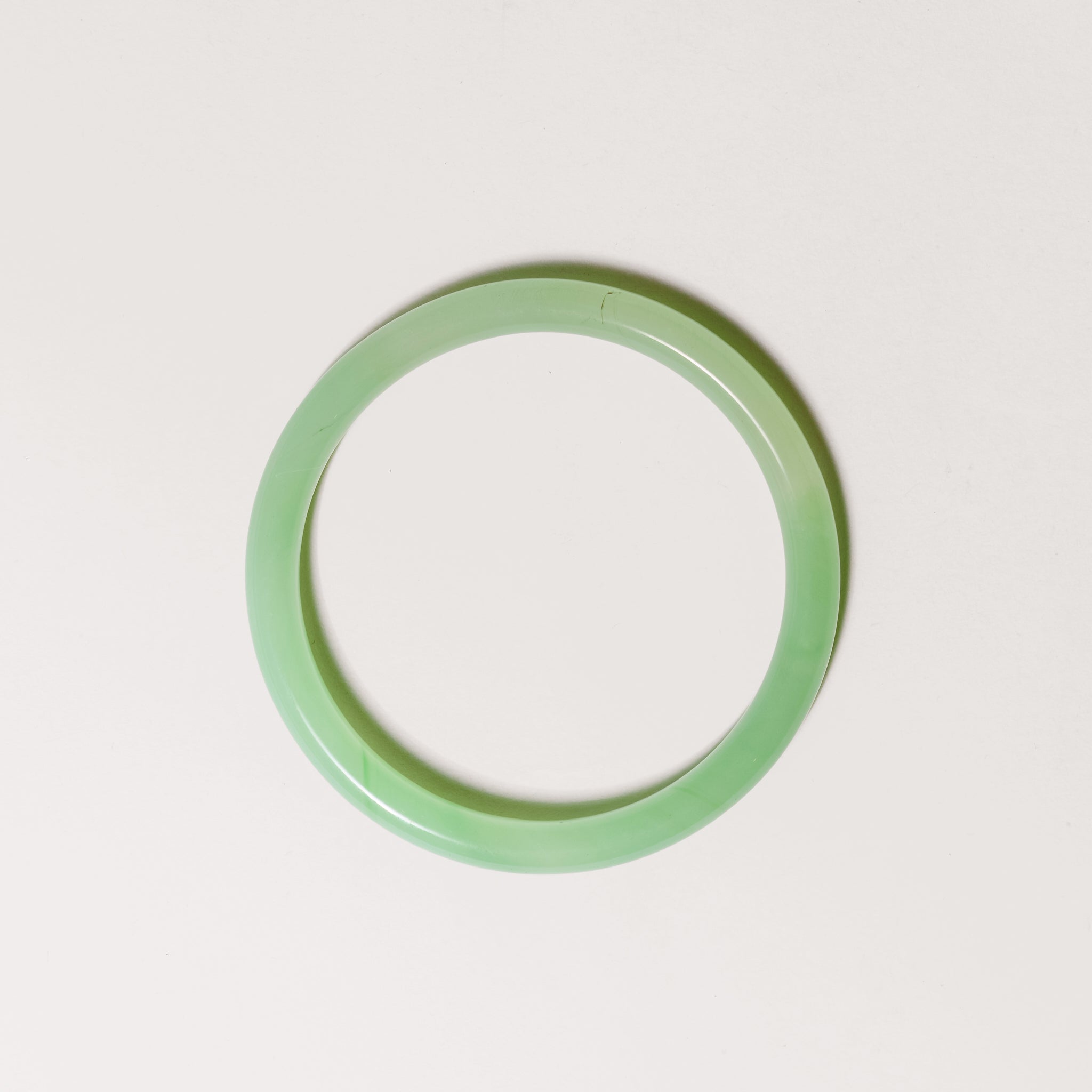 Vani Glass Bangle Jade Green 8mm