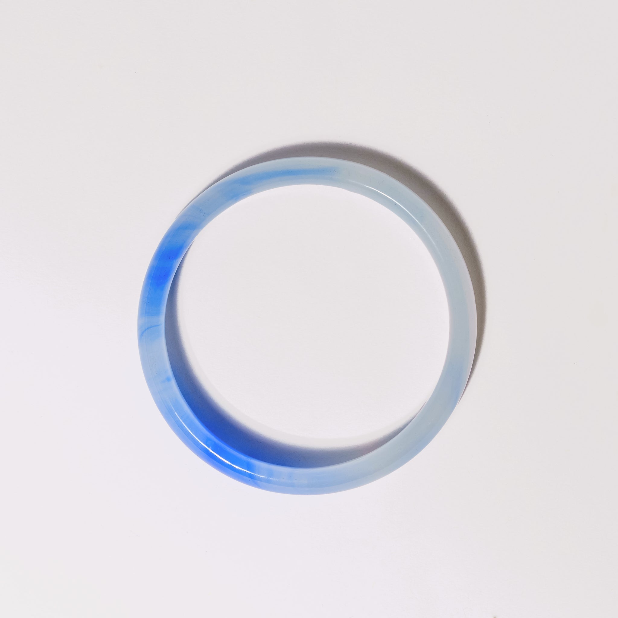Vani Glass Bangle Ocean Blue 10mm