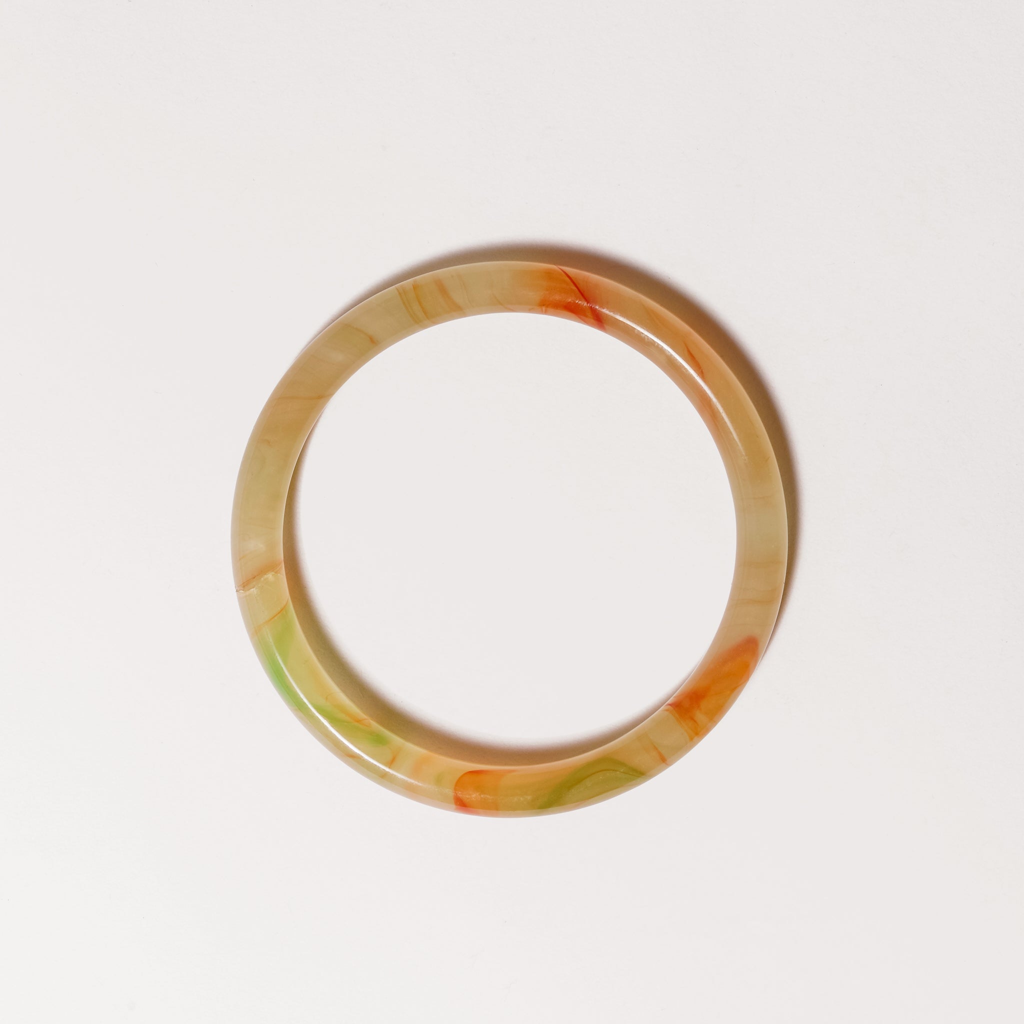 Vani Glass Bangle Tropical Jade 8mm
