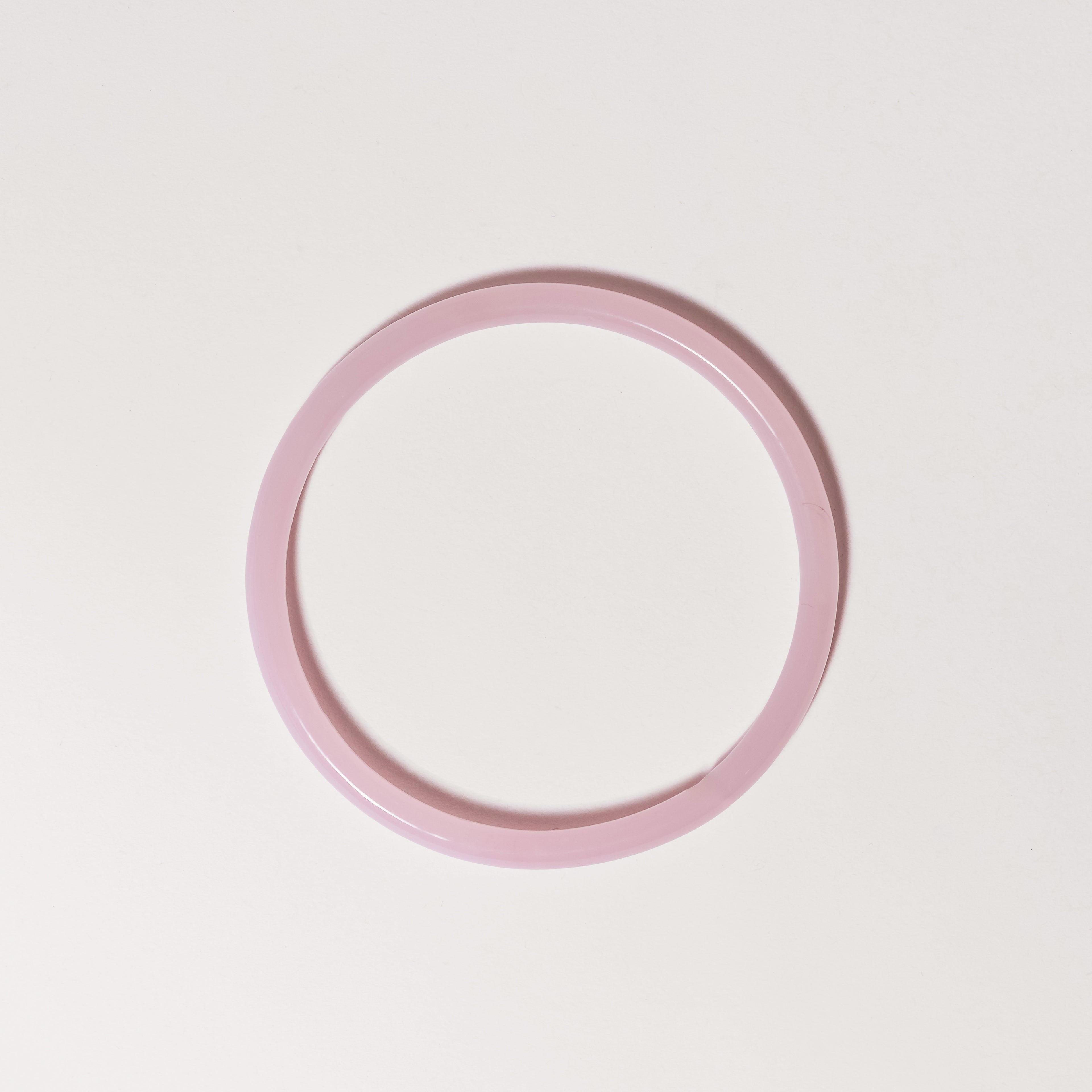 Vani Glass Bangle Pink Pearl 8mm