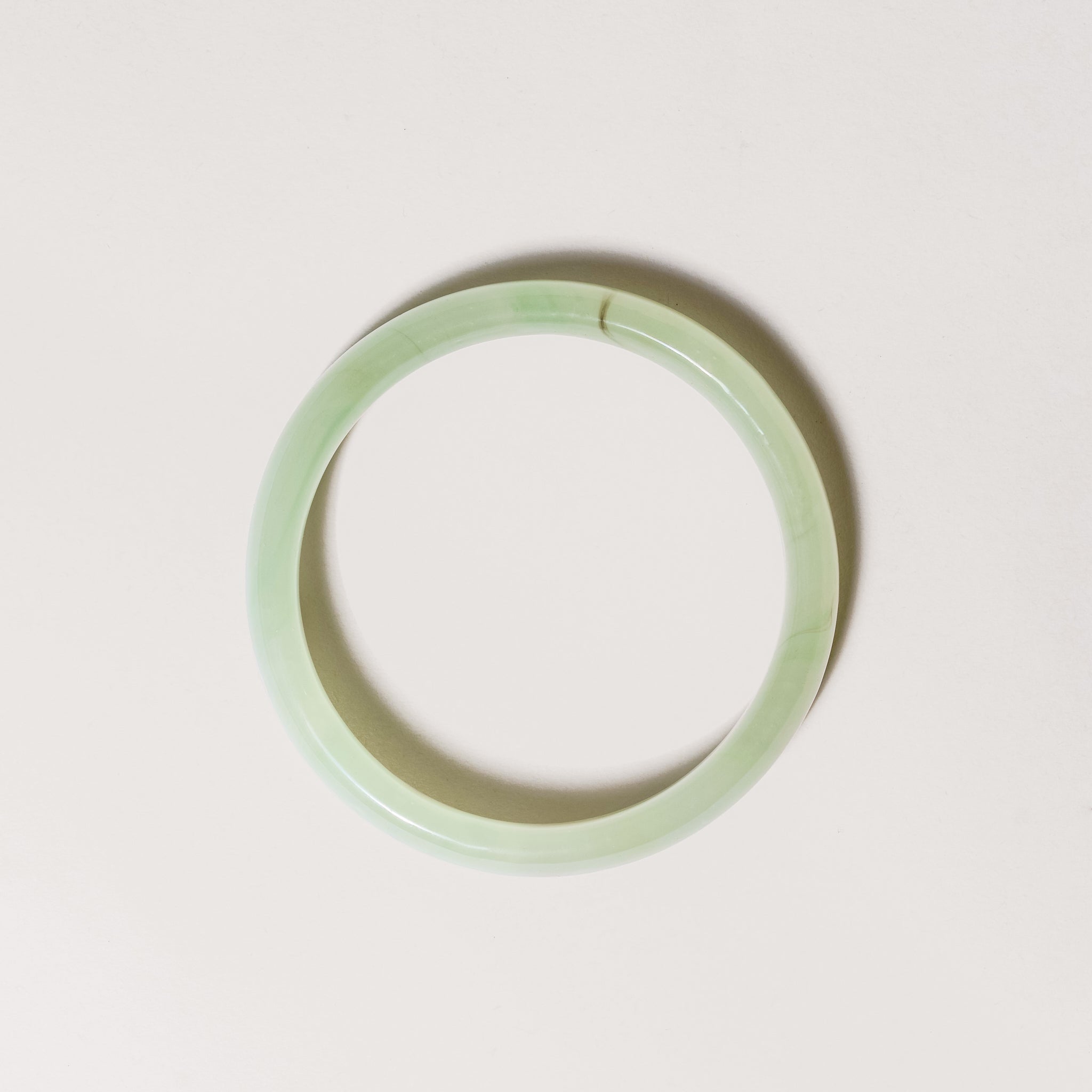 Vani Glass Bangle Pearly Mint 12mm